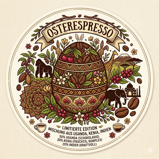 Osterespresso - Uganda/Kenya/Indien Blend